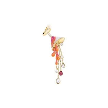 Swarovski Optimum Clip On Earrings Women's Gold