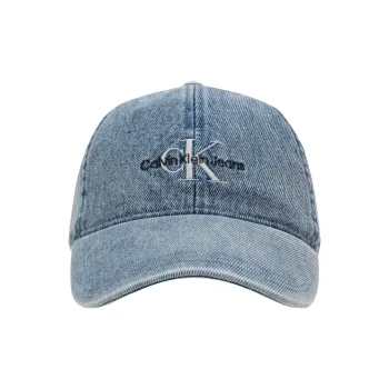 CALVIN KLEIN Cotton Baseball Caps Unisex Light Blue