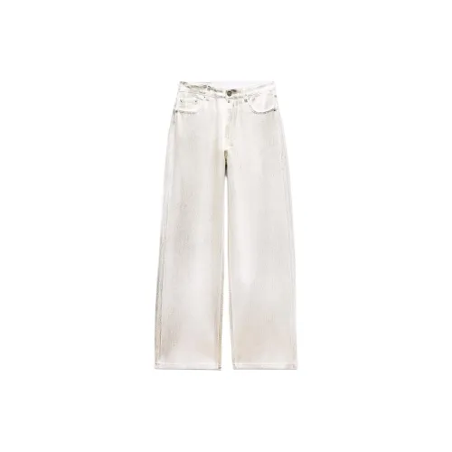 ZARA Jeans Women's Gold