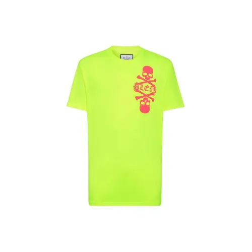 PHILIPP PLEIN T-Shirts Men Neon Yellow