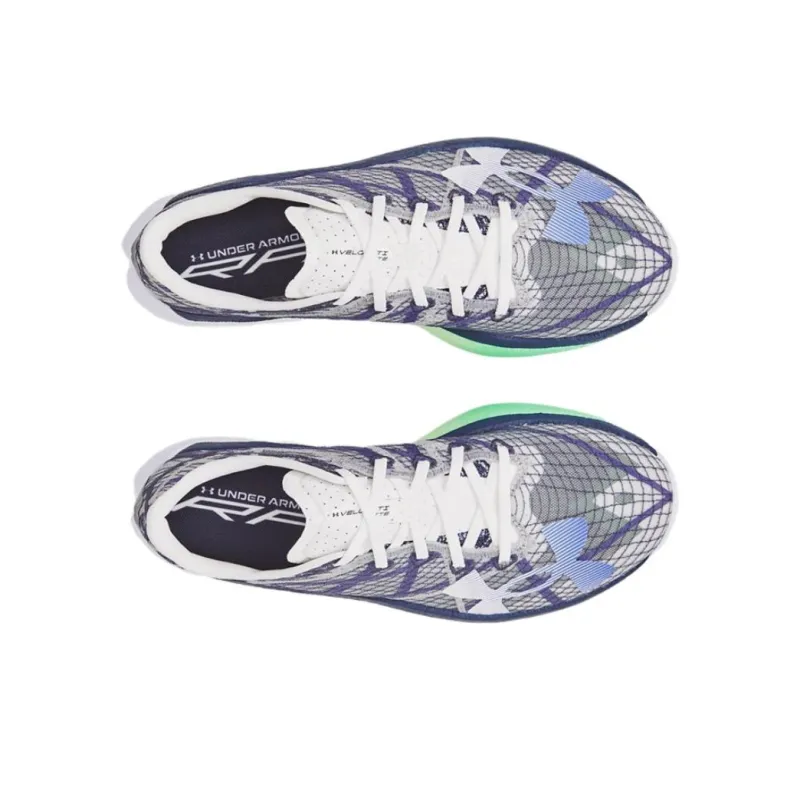 Under Armour Velociti Elite 2 Breathable Low Top Carbon Plate Training Running Shoes Unisex White Purple-3