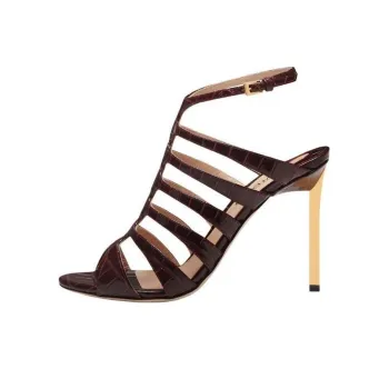 TOM FORD Roman Sandals 10.5cm Women's Dark Brown