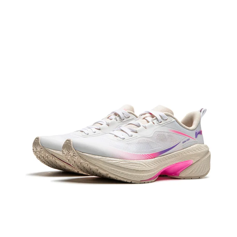 LINING WuShi 5S 4.0 Running Shoes Women's Low Top Standard White-2