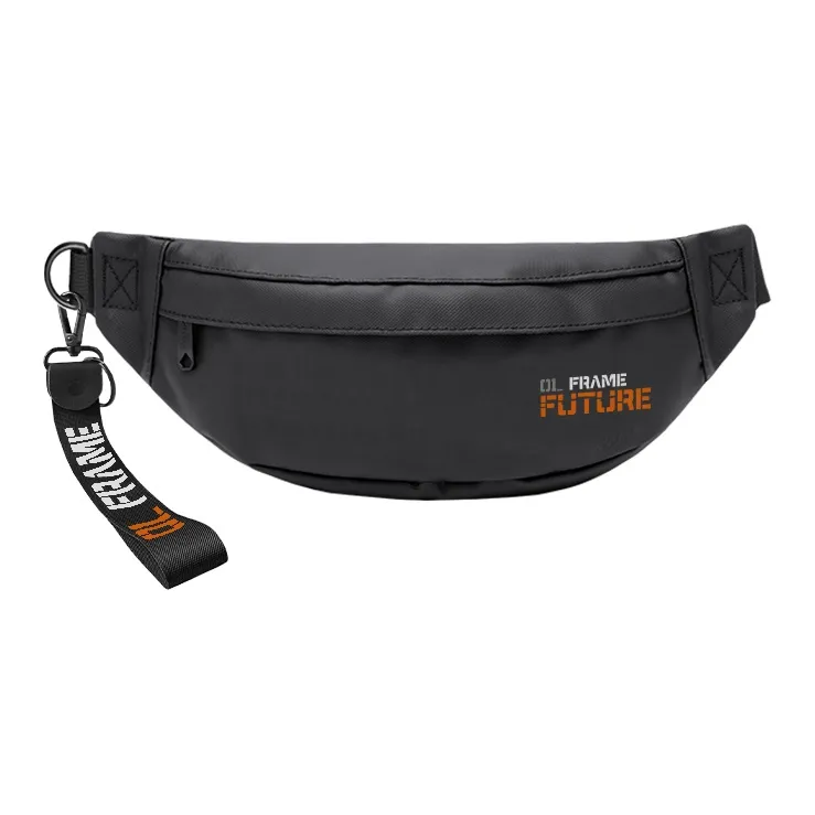 ElevethSign Polyester Sling Bag Regular Unisex White/Black-4