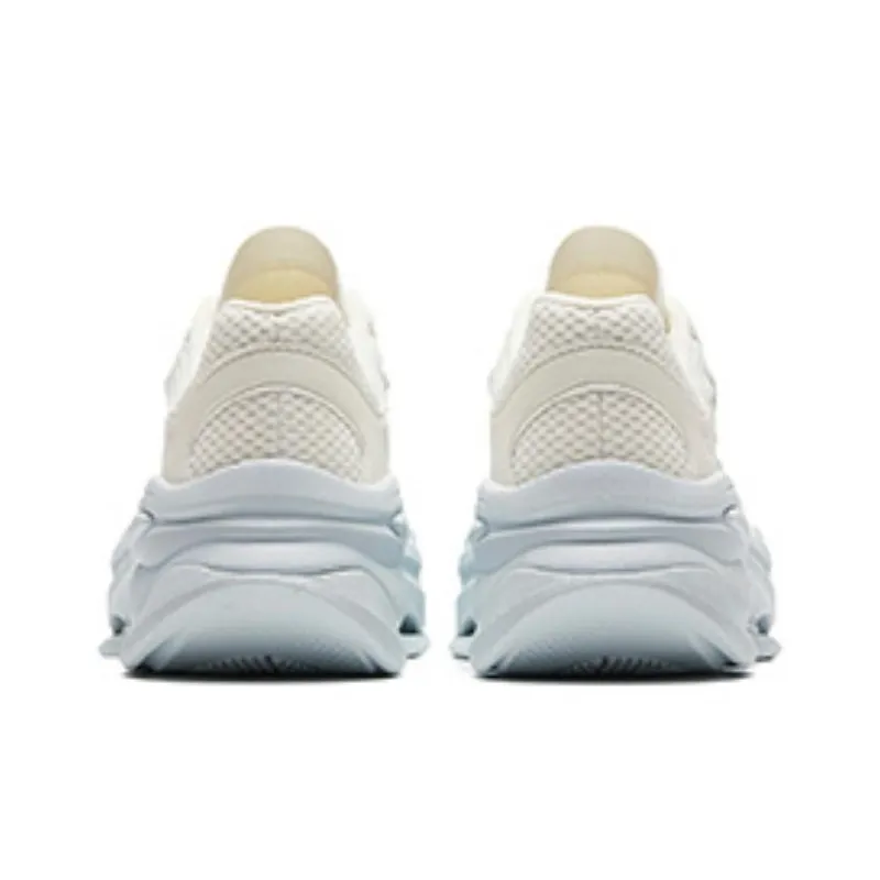 Anta Anti-Slip Wear-Resistant Low-Top Chunky Sneakers Women's White Blue-2