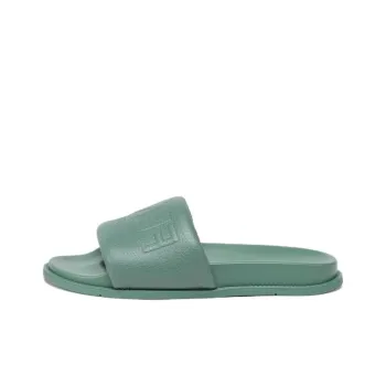 FENDI Rubber Sole Slip Resistant Slide Slippers Men's Green