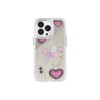 Victory Charge PC Material Fireworks Butterfly Phone Cases Apple/Apple 15PROMAX/14PLUS/13PRO/12/11 Trendy And Cool