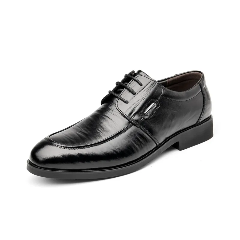 Sonno Dress Shoes Men Low Top Black-1