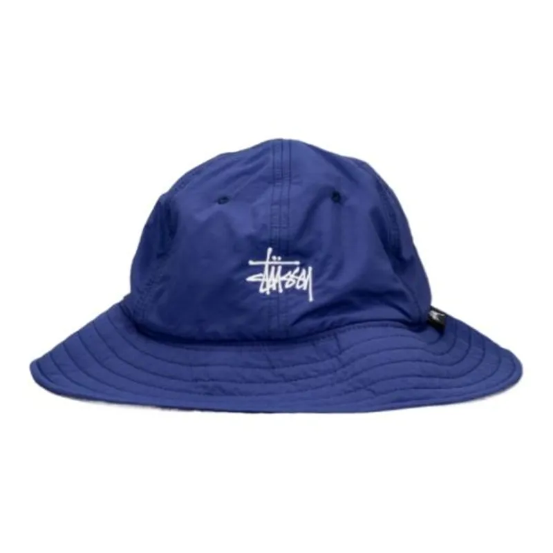 Stussy Nylon Polyester Bucket Hats Men's Blue-0