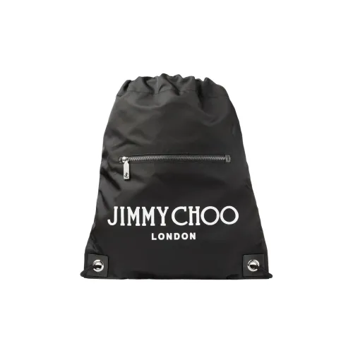 Jimmy Choo Nylon Backpack Men's Black