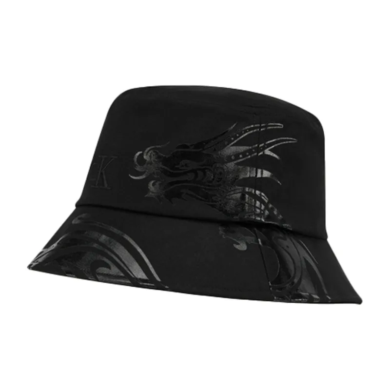 CALVIN KLEIN Cotton Bucket Hats Unisex Space Black-2