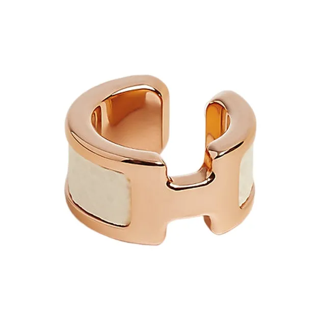 HERMES Clic H Clip On Earrings Women's-0