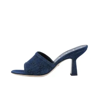 GUCCI Slide Slippers Women's Blue