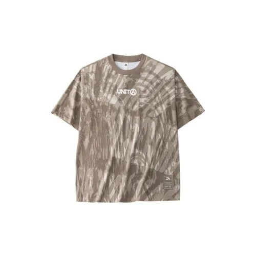 ANTA Life Collection T-Shirts Women's Linen Gray/All-Over Print