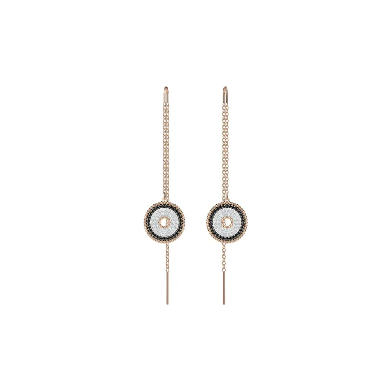 Swarovski Lollypop Metal Drop Earrings Women's Rose Gold-0