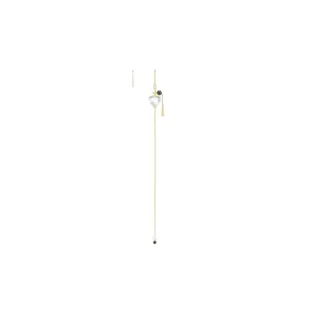 Swarovski MINE Drop Earrings Unisex Gold