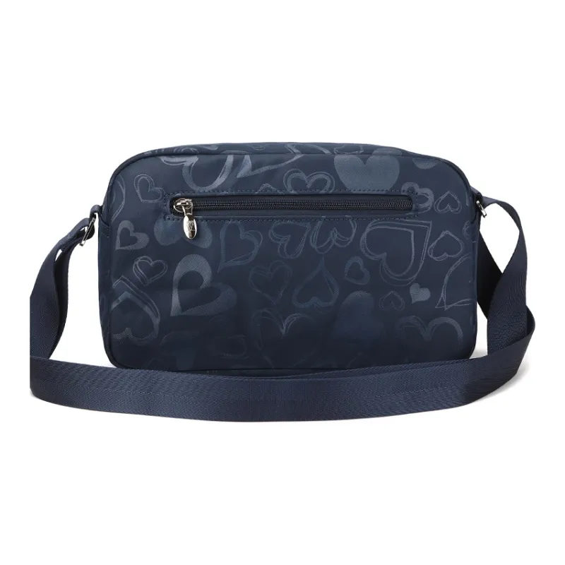 FIDO DIDO Oxford Small Square Bag Shoulder Bag, Crossbody Bag Women's Blue-2
