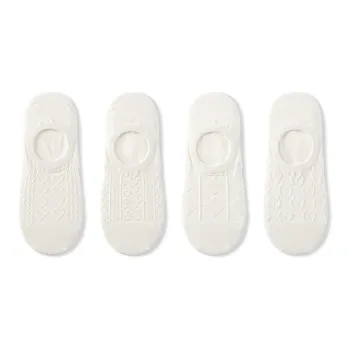 NAIER No Show Socks Women's 4 Pack