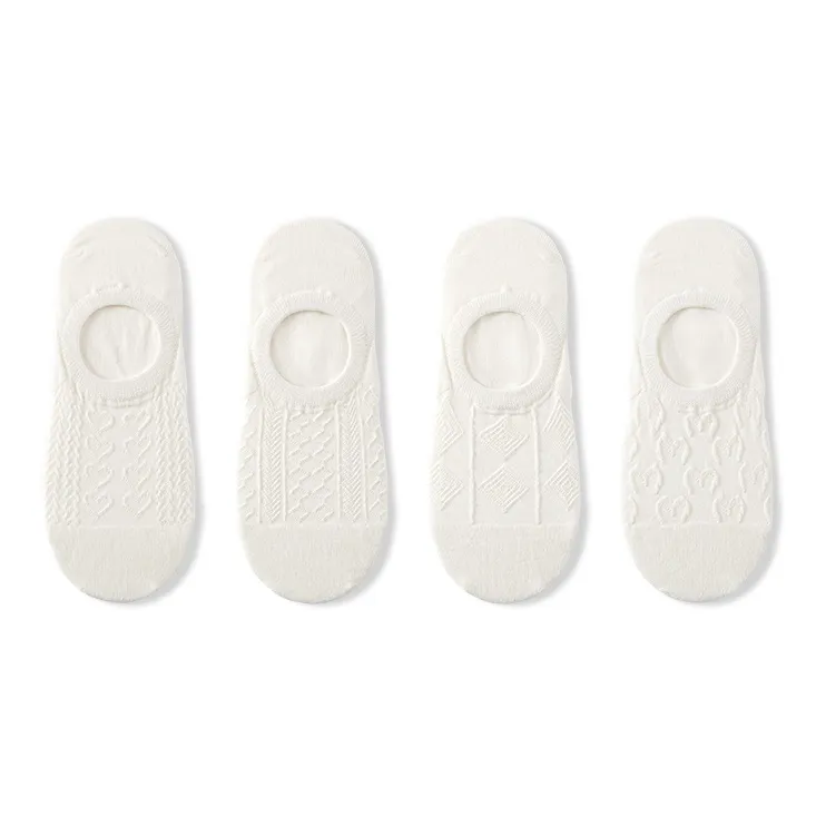 NAIER No Show Socks Women's 4 Pack-0