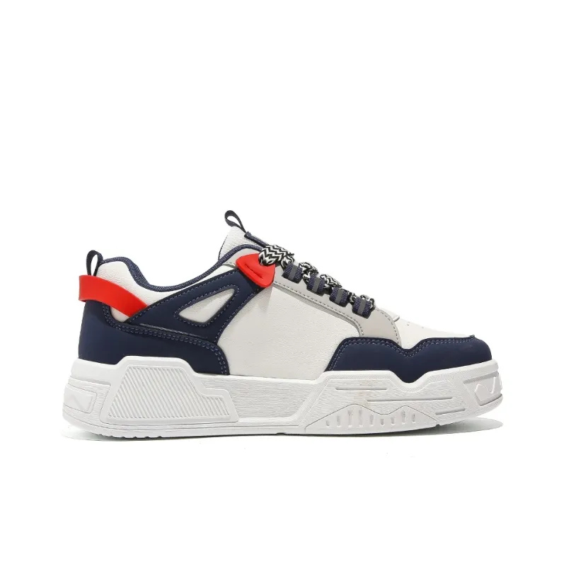 MIIOW Trend Party Series Anti Slip And Wear Resistant Height Increasing High Top Skateboard Shoes Men's-22
