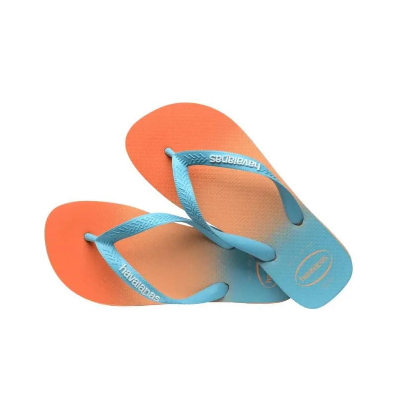 Havaianas Top Fashion Quick Dry Flip Flops Women's Orange Blue-2