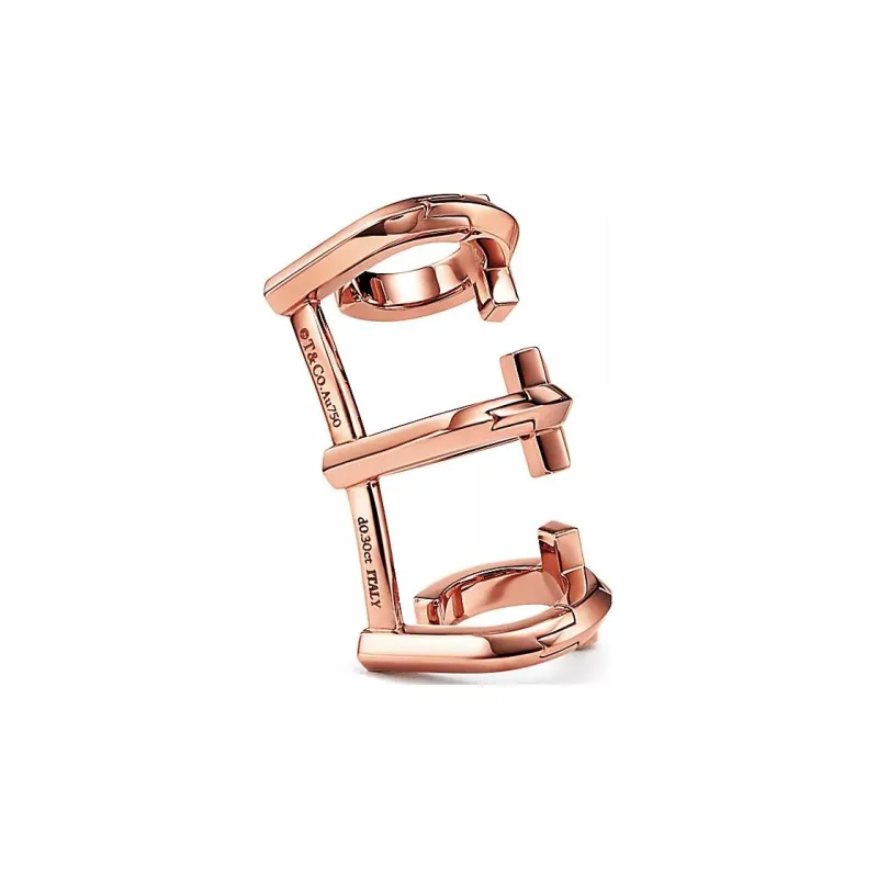 TIFFANY & CO. T Karat Gold Clip On Earrings Women's-3
