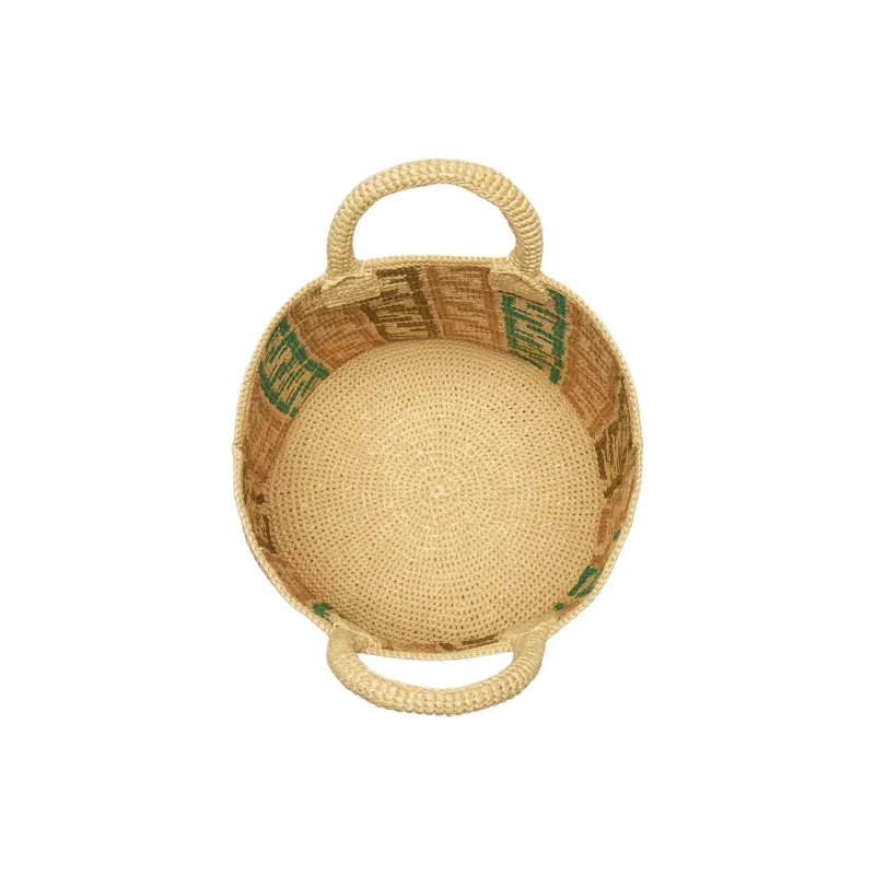 FENDI Raffia Bucket Bags Handbags Men's Multicolor-3
