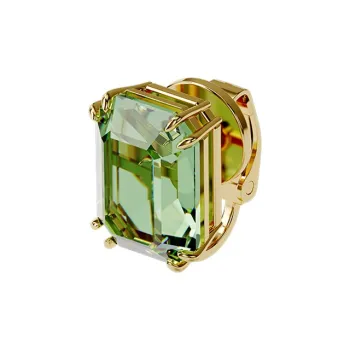 Swarovski Millenia Gold Plated Clip On Earrings Women's Green