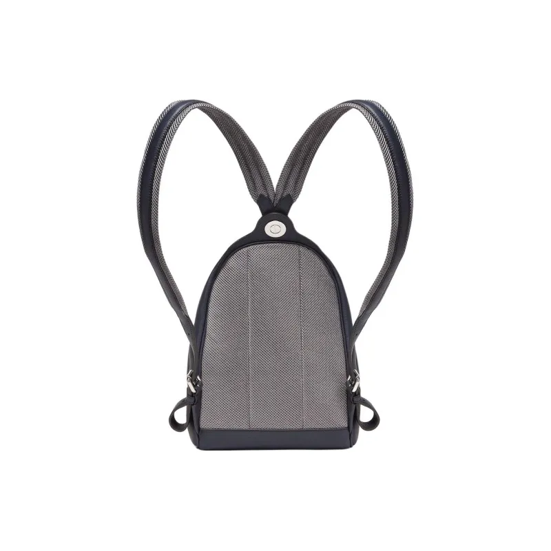 FENDI Calfskin Backpack Small Size Men's Blue-2