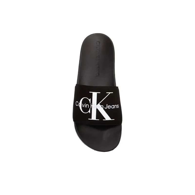 CKJ CALVIN KLEIN JEANS Quick Dry Slide Slippers Men's Black-3