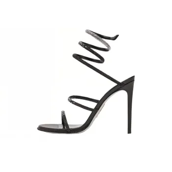 René Caovilla Cleo Satin Sandals