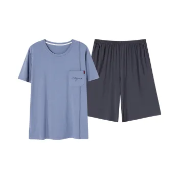 Follow The United States Pajama Set Men's Blue