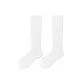 [Calf Socks 32cm]White 2 Pack