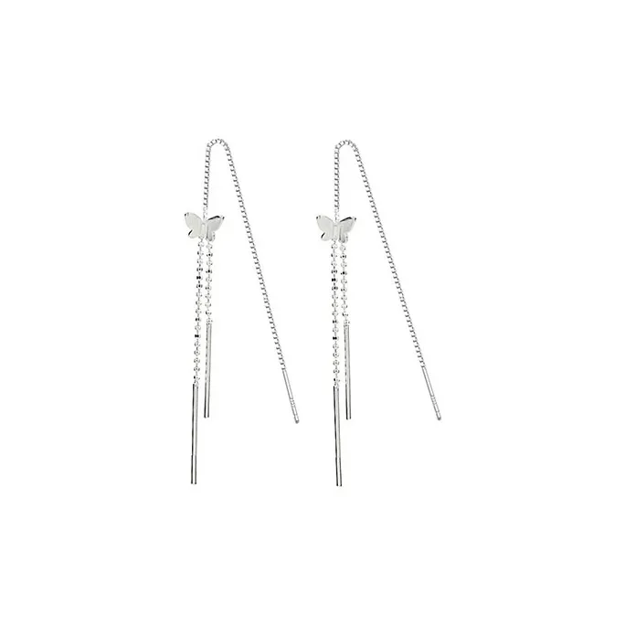 CARAT'S DIARY 925 Sterling Silver Drop Earrings Women's-0