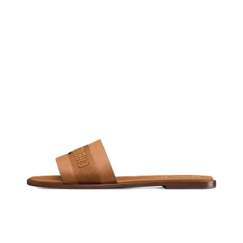 DIOR Dway Abrasion Resistant Slide Slippers Women's Camel