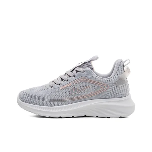 Warrior Wear Resistant Lightweight Height Increasing Low Top Running Shoes Women's Gray