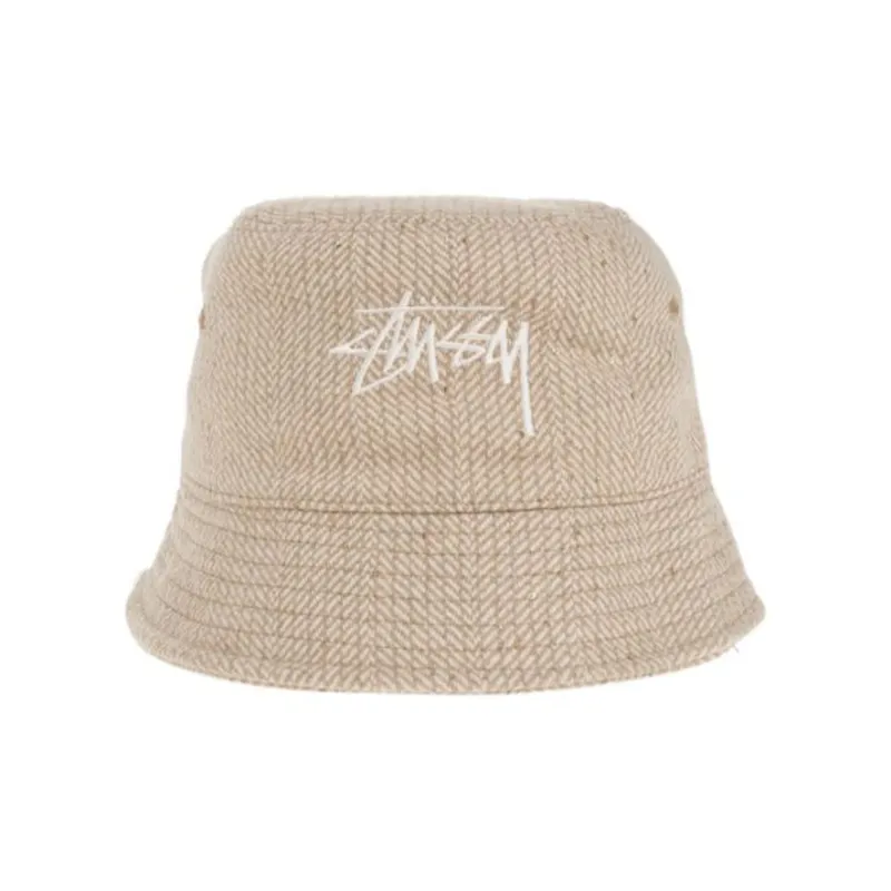 Stussy Wool Bucket Hats Men's Beige-0