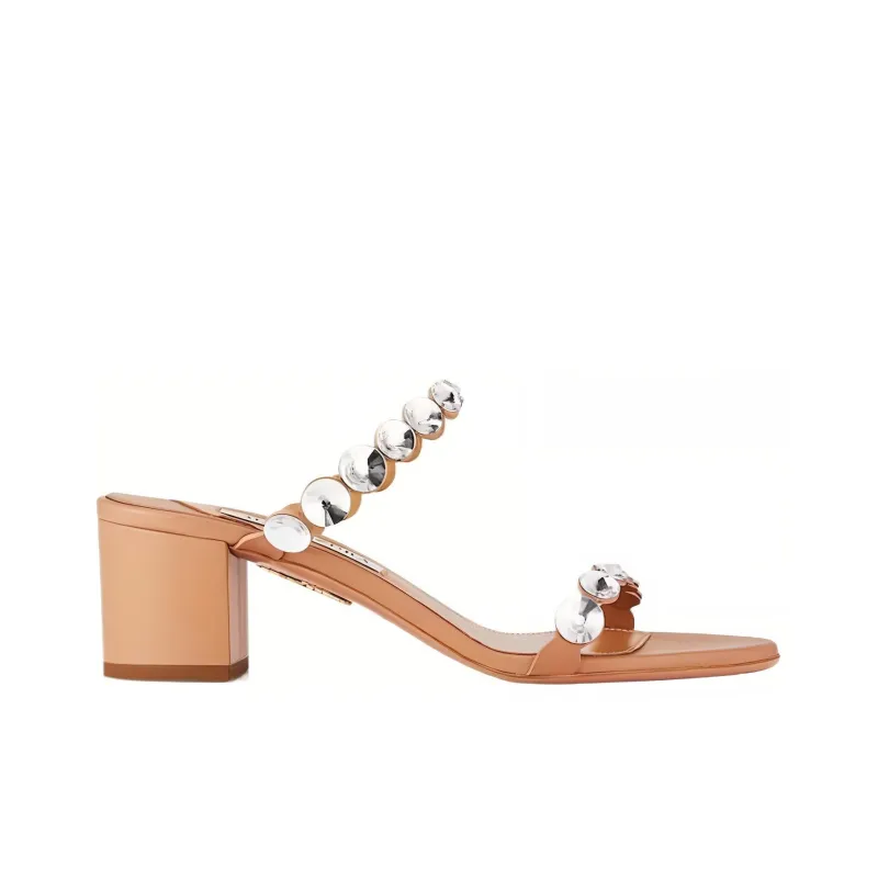 AQUAZZURA Maxi Tequila 50mm Crystal-embellished Sandals-1