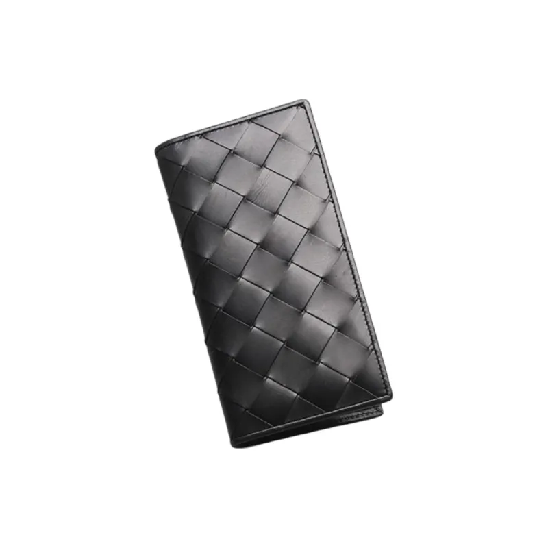 CMLZIUA Cow Leather Wallet Unisex Black-0