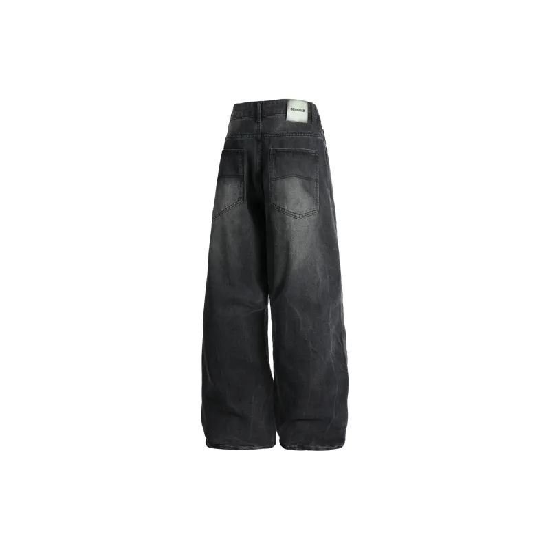 GROGNAK Jeans Unisex Black Gray-1
