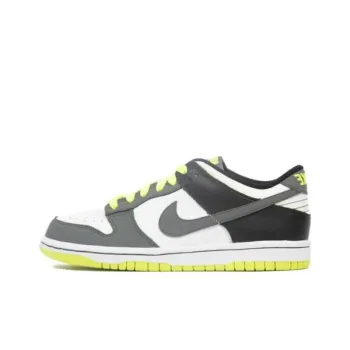 Nike Dunk Low Black Grey Volt GS