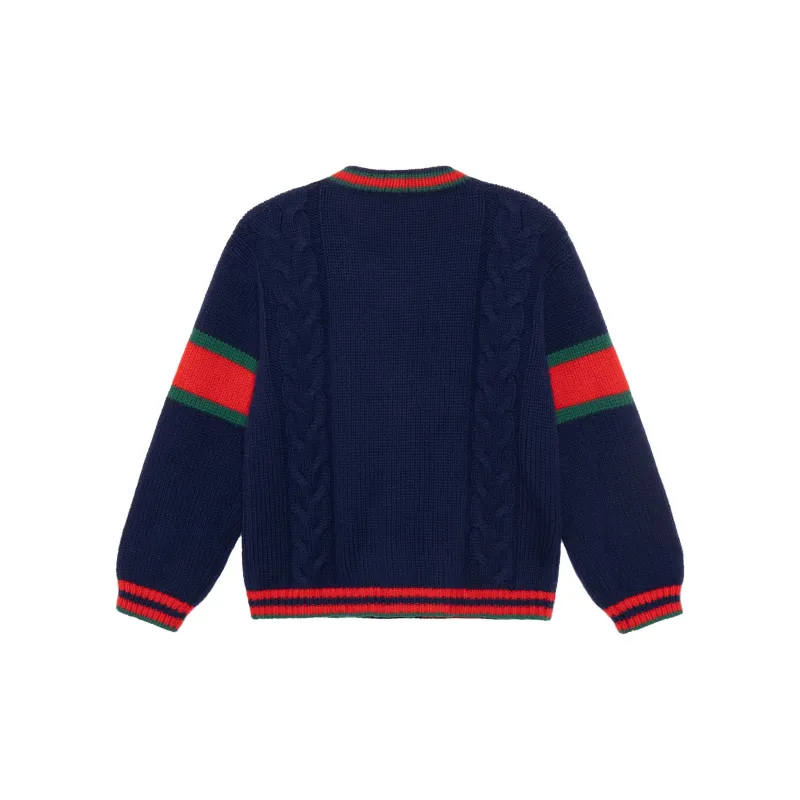 GUCCI Cable Knit Cardigan-1