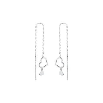 TRVMOE 999 Fine Silver Drop Earrings Women's