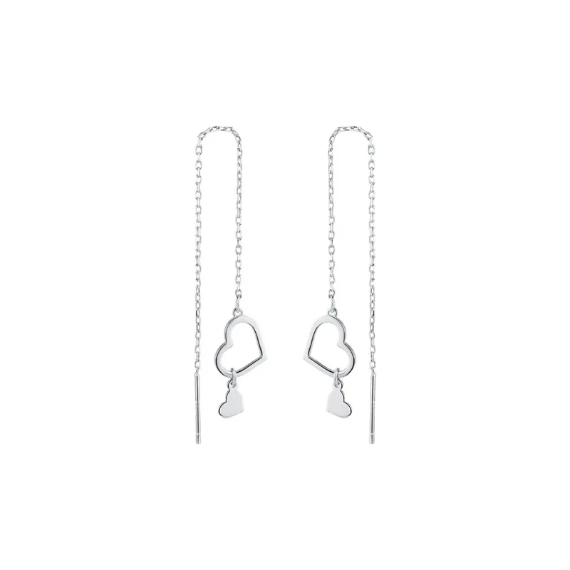 TRVMOE 999 Fine Silver Drop Earrings Women's-0