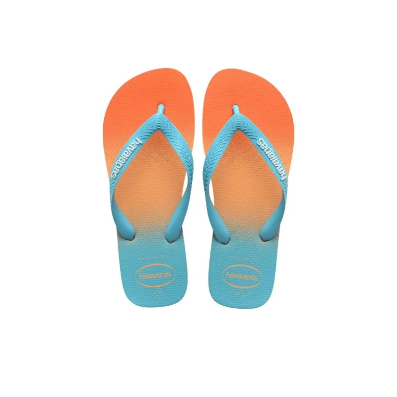 Havaianas Top Fashion Quick Dry Flip Flops Women's Orange Blue-4