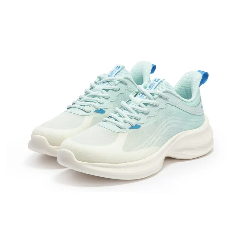 361° Cushioning, Slip Resistant, Abrasion Resistant, Breathable Low Top Running Shoes Men's Misty Yarn Blue-2