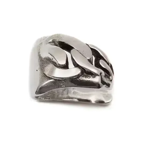 Alexander McQueen Brass Clip-On Earrings Men's Silver