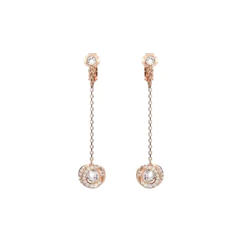 Swarovski Generation Clip-On Earrings Women's Rose Gold