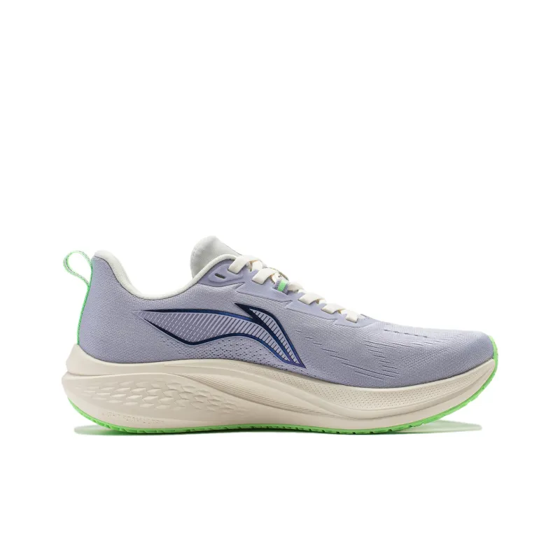 LiNing Red Hare 7 Cushioning, Slip Resistant, Lightweight Low Top Running Shoes Women's Gray Purple-1