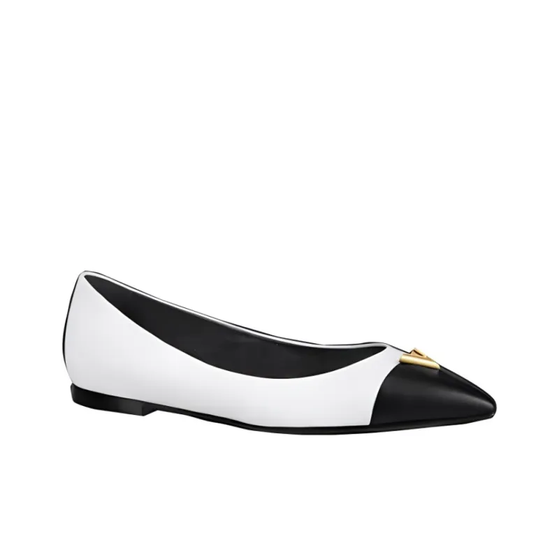 LOUIS VUITTON Heartbreaker Flat Ballerina Shoes 'White' Women's-1